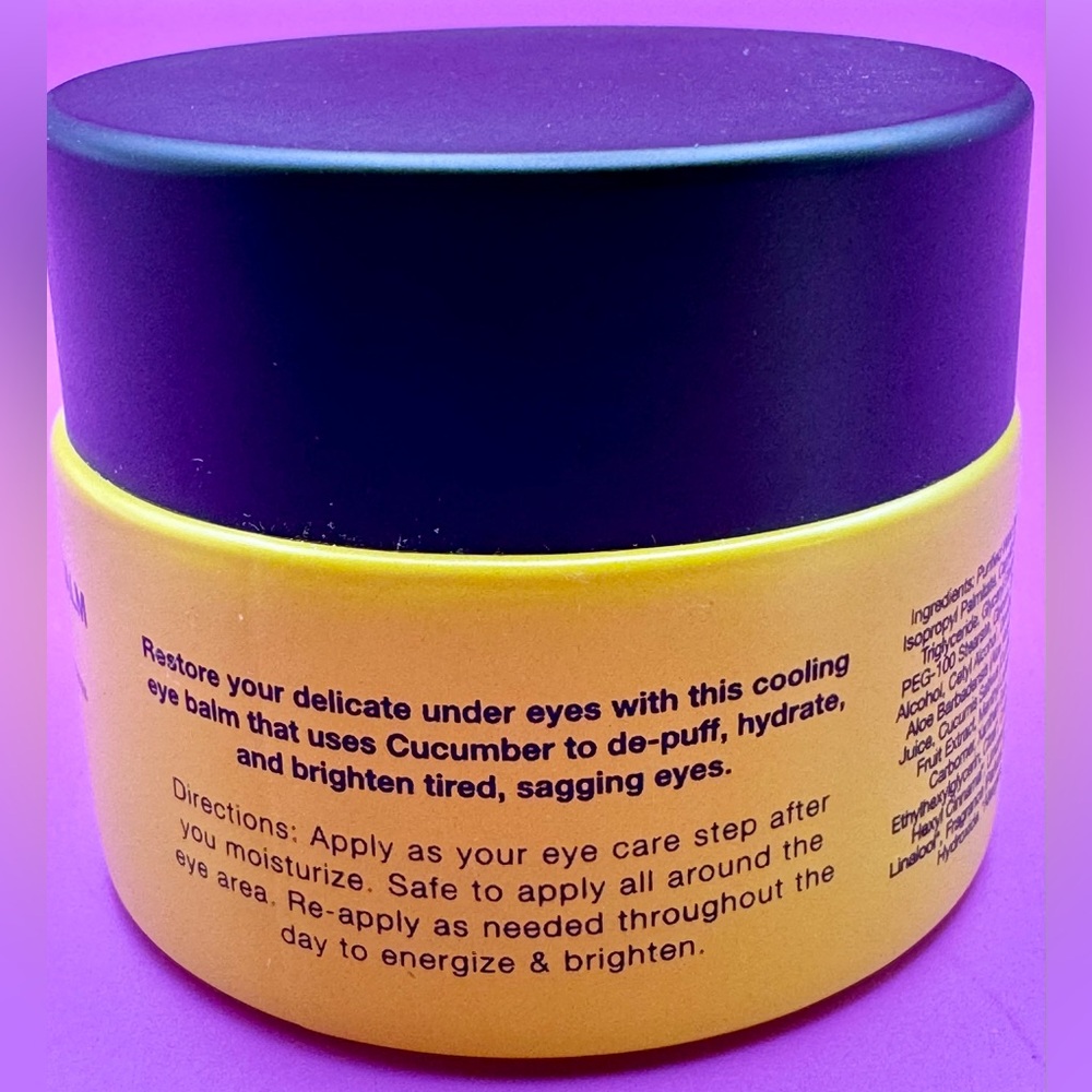 Here Beautiful! Cooling Eye Balm with Cucumber - 0.5 oz/14 g - NIB - Picture 6 of 6